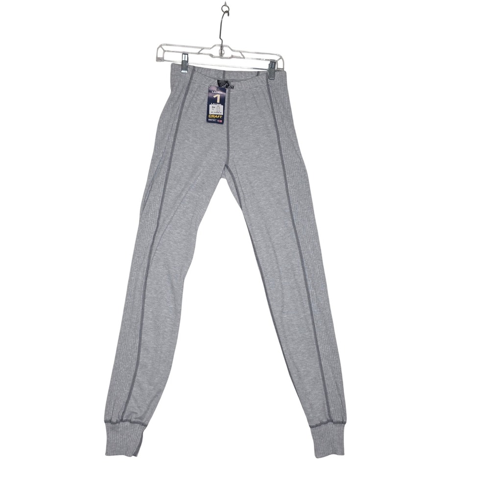 Craft Scandinavia Layer 1 BaseLayer Pants Gray Thermal Leggings Mens L 915056-97